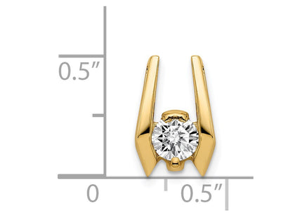 14K gold diamond pendants & charm, another view