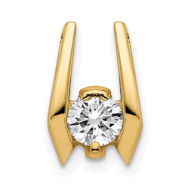 14K gold diamond pendants & charm