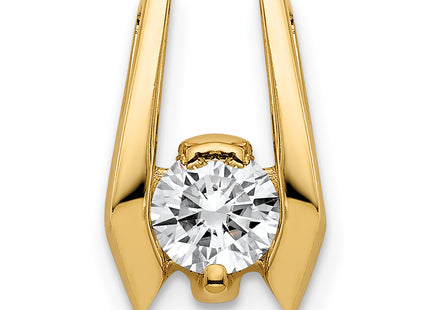 14k Complete VS Diamond Slide Fits up to Fancy or Reversible Omega Only, 13 x 8mm