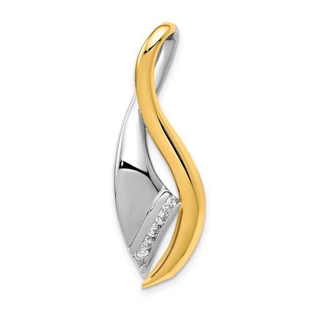 14k Two-tone Jewelry Style XS702A - Classique Jewelry Inc.