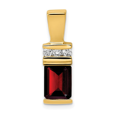 14K gold diamond pendants & charm