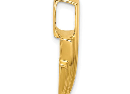 14k Peg-Set Diamond Slide Mounting Fits up to Regular/ Fancy or Reversible Omega (Style XS80)