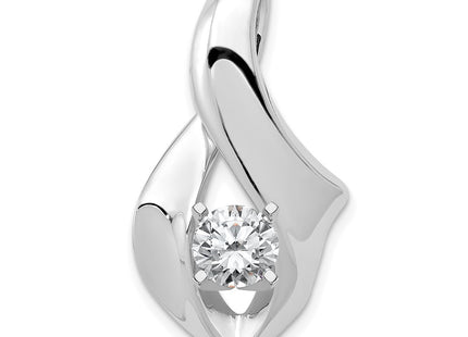 14K white gold diamond mounting, another view