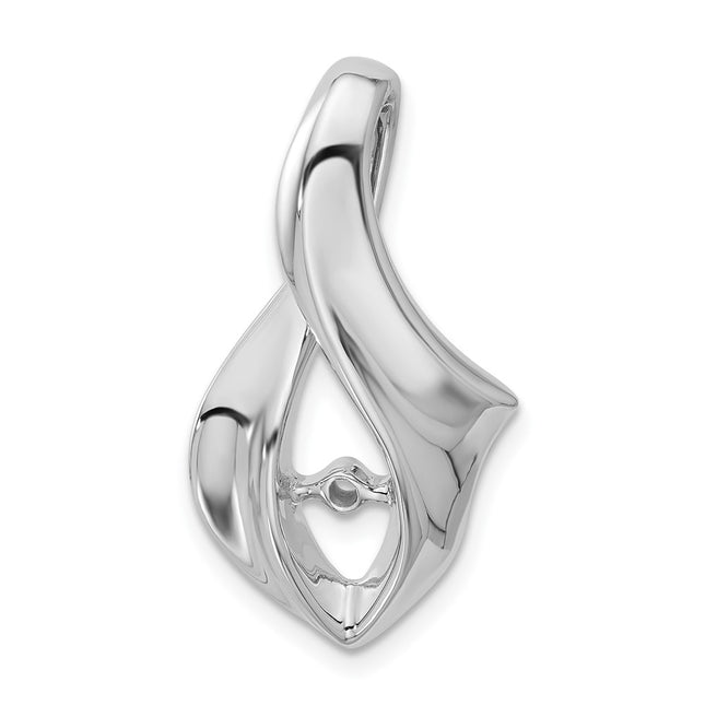 14K white gold diamond mounting