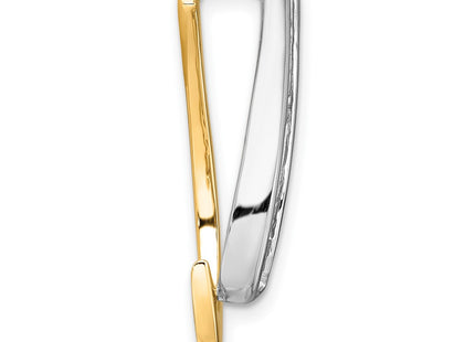 14k Two-tone Jewelry Style XS895 - Classique Jewelry Inc.