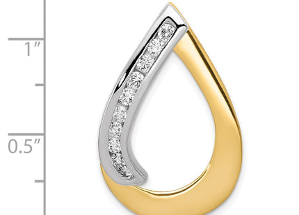 14k Two-tone Jewelry Style XS895A - Classique Jewelry Inc.
