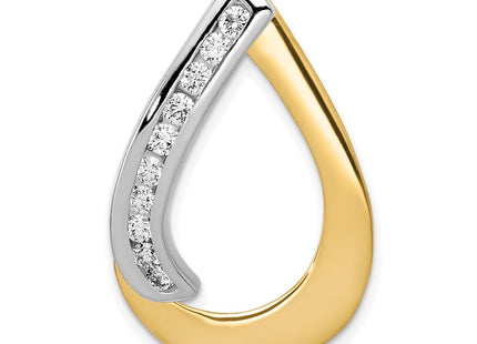 14k Two-tone Jewelry Style XS895A - Classique Jewelry Inc.