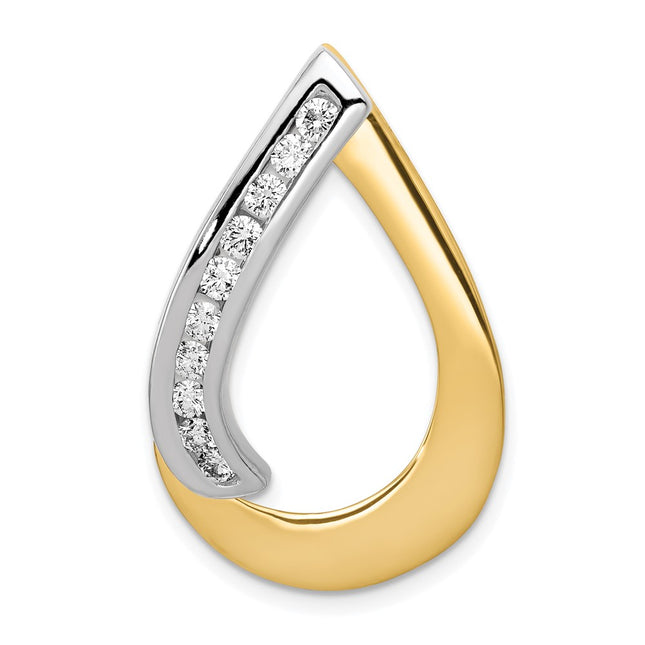 14k Two-tone Jewelry Style XS895A - Classique Jewelry Inc.