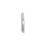 Sterling Silver Rhodium-plated Medical ID Plate, 33 x 8mm view