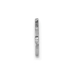 Sterling Silver Rhodium-plated Medical ID Plate, 9 x 25mm view