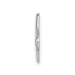 Sterling Silver Rhodium-plated Medical ID Plate, 14 x 34mm view
