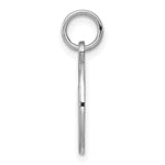 Sterling Silver Rhodium-plated Medical Jewelry Charm view 3