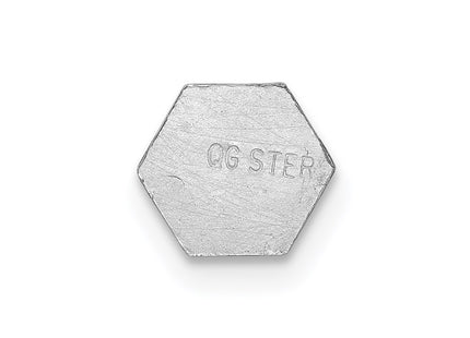 Sterling silver charm, further view