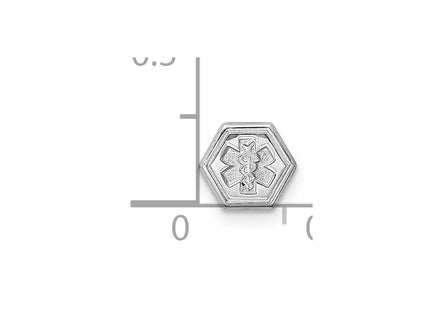 Sterling silver charm, another view