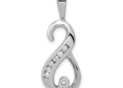 14k White Gold Jewelry Style XSW136AAA - Classique Jewelry Inc.