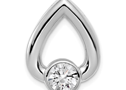 14K white gold pendants & charm