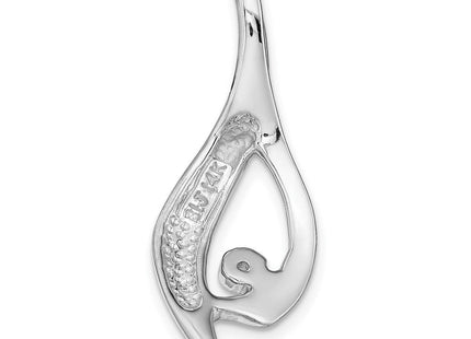 14K white gold circle chain, further view