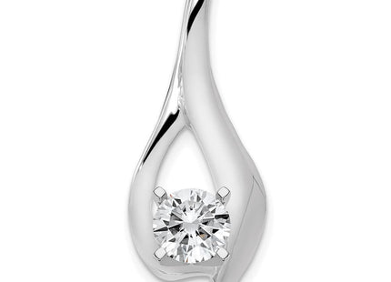 14K white gold circle chain