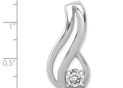 14K white gold pendants & charm, alternate view