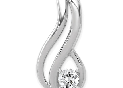 14K white gold pendants & charm