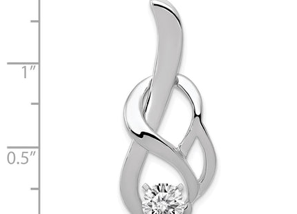 14K white gold pendants & charm, another view