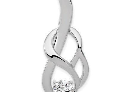 14K white gold pendants & charm