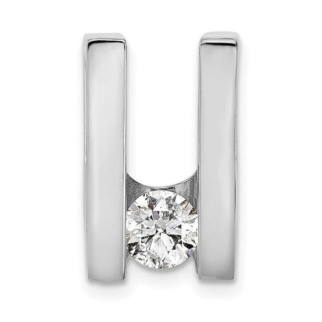 14K white gold mounting