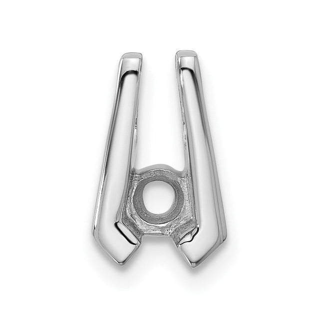 14K white gold mounting