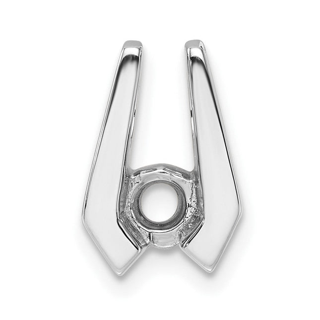 14K white gold mounting