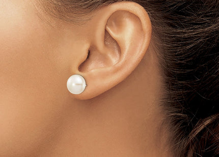 14k White Gold Earrings Style XW100BW - Classique Jewelry Inc.