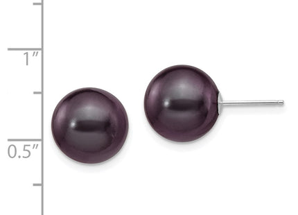 14k White Gold Earrings Style XW100PB - Classique Jewelry Inc.