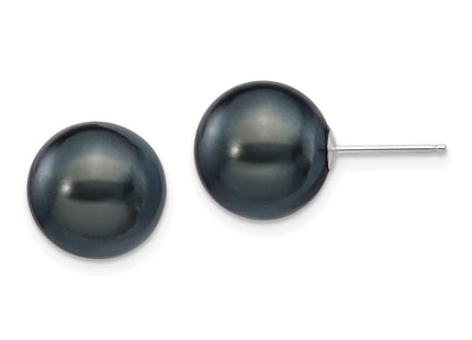 14k White Gold Earrings Style XW100PB - Classique Jewelry Inc.