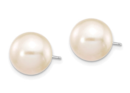 14k White Gold Earrings Style XW100PW - Classique Jewelry Inc.