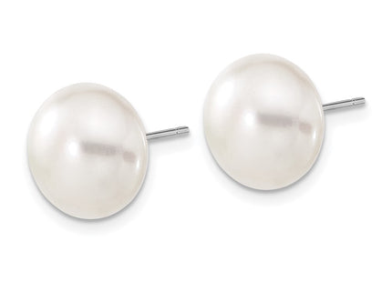 14k White Gold Earrings Style XW110BW - Classique Jewelry Inc.