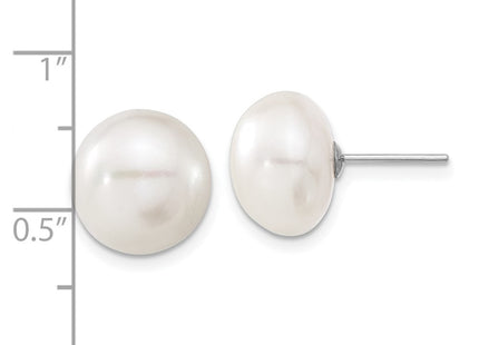 14k White Gold Earrings Style XW110BW - Classique Jewelry Inc.