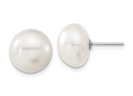 14k White Gold Earrings Style XW110BW - Classique Jewelry Inc.