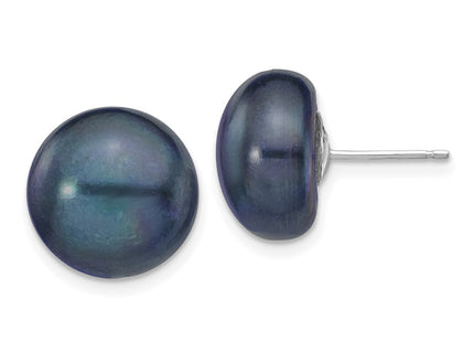 14k White Gold Earrings Style XW120BB - Classique Jewelry Inc.