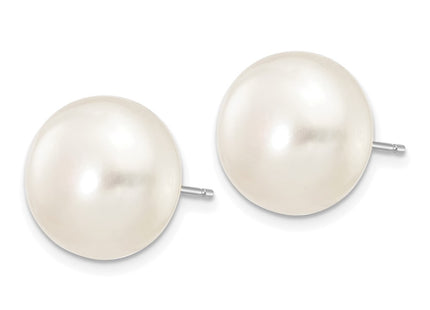 14k White Gold Earrings Style XW120BW - Classique Jewelry Inc.