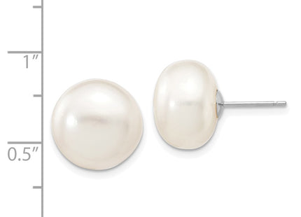 14k White Gold Earrings Style XW120BW - Classique Jewelry Inc.