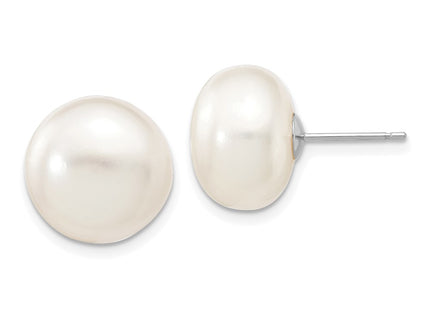 14k White Gold Earrings Style XW120BW - Classique Jewelry Inc.