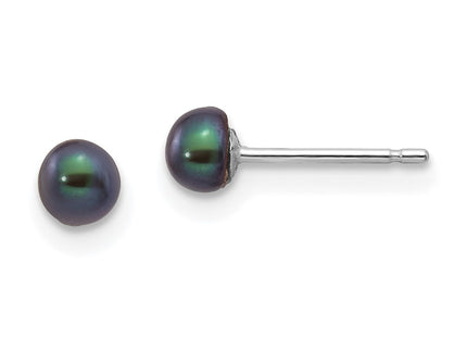 14k White Gold Earrings Style XW30BB - Classique Jewelry Inc.
