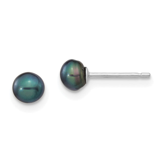 14k White Gold Earrings Style XW40BB - Classique Jewelry Inc.