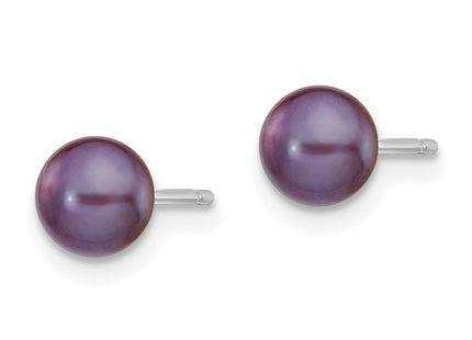 14k White Gold Earrings Style XW50BB - Classique Jewelry Inc.