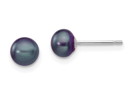 14k White Gold Earrings Style XW50BB - Classique Jewelry Inc.