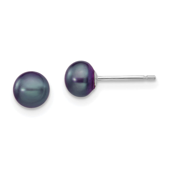 14k White Gold Earrings Style XW50BB - Classique Jewelry Inc.