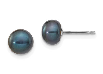 14k White Gold Earrings Style XW60BB - Classique Jewelry Inc.