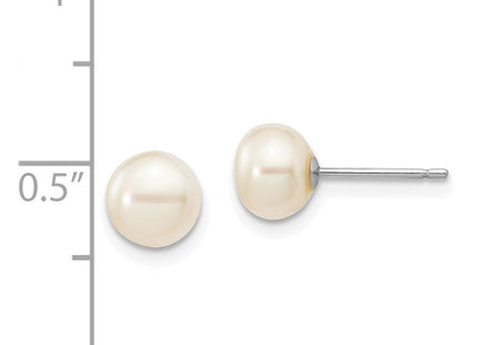 14k White Gold Earrings Style XW60BW - Classique Jewelry Inc.