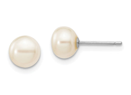 14k White Gold Earrings Style XW60BW - Classique Jewelry Inc.