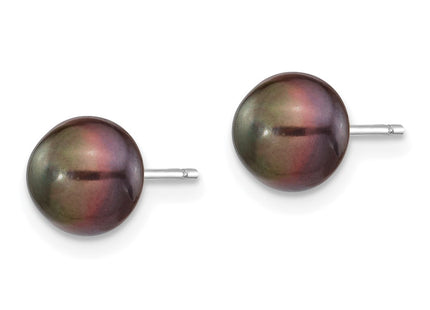 14k White Gold Earrings Style XW70BB - Classique Jewelry Inc.