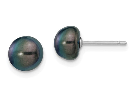 14k White Gold Earrings Style XW70BB - Classique Jewelry Inc.